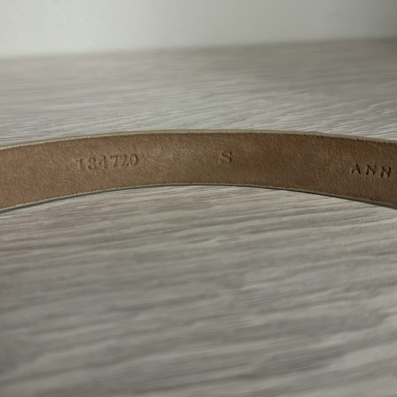 Ann Taylor Leather Belt, Size S - Picture 8 of 9
